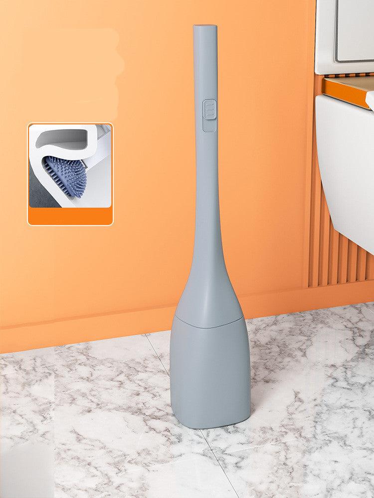New Home No Dead Angle Silicone Brush Set Toilet Cleaning Brush - Pacisia