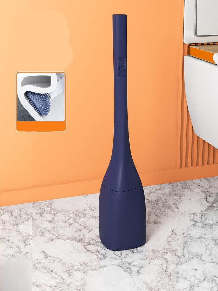 New Home No Dead Angle Silicone Brush Set Toilet Cleaning Brush - Pacisia