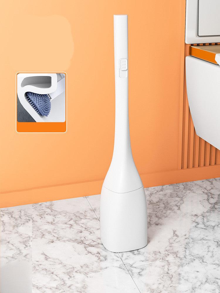New Home No Dead Angle Silicone Brush Set Toilet Cleaning Brush - Pacisia