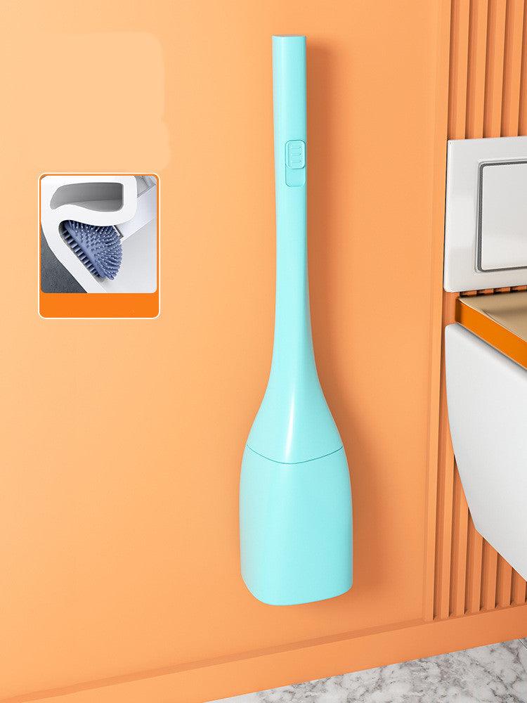 New Home No Dead Angle Silicone Brush Set Toilet Cleaning Brush - Pacisia