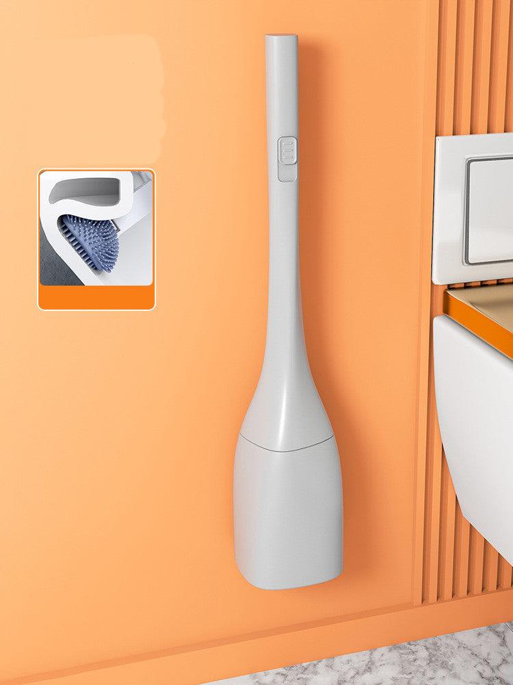 New Home No Dead Angle Silicone Brush Set Toilet Cleaning Brush - Pacisia