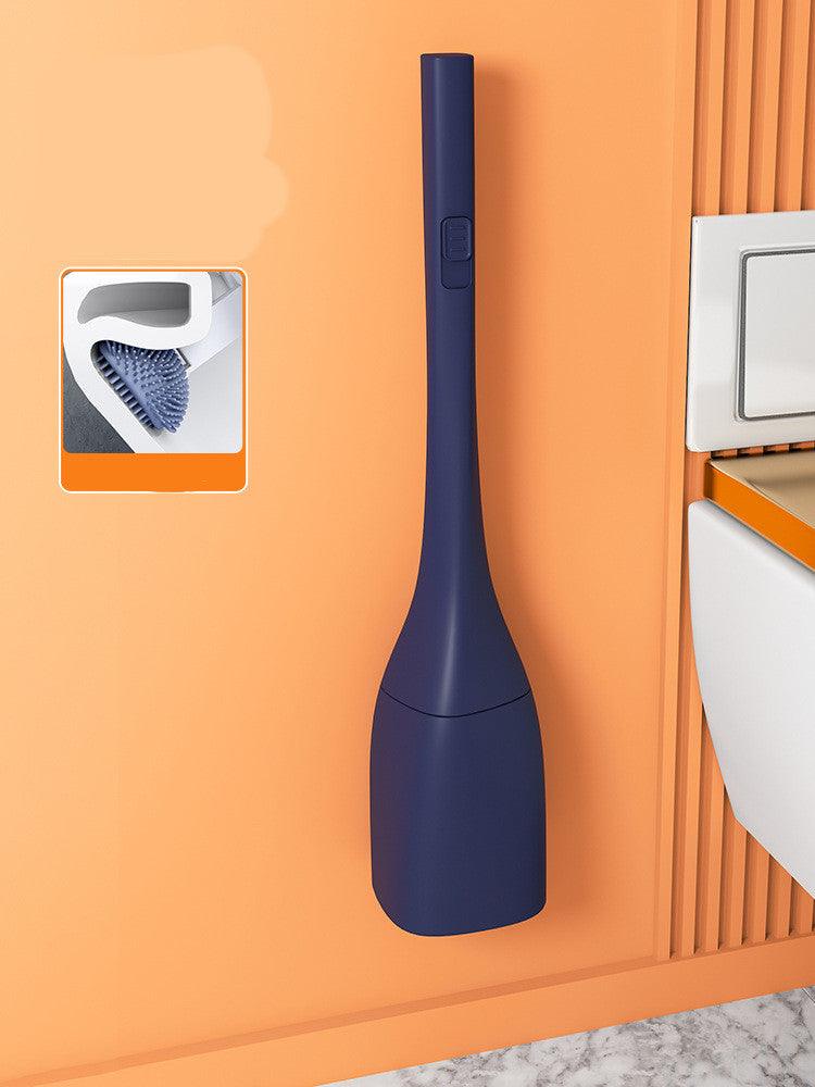 New Home No Dead Angle Silicone Brush Set Toilet Cleaning Brush - Pacisia