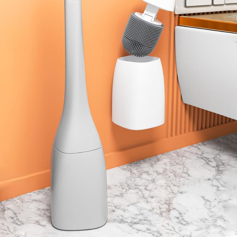 New Home No Dead Angle Silicone Brush Set Toilet Cleaning Brush - Pacisia