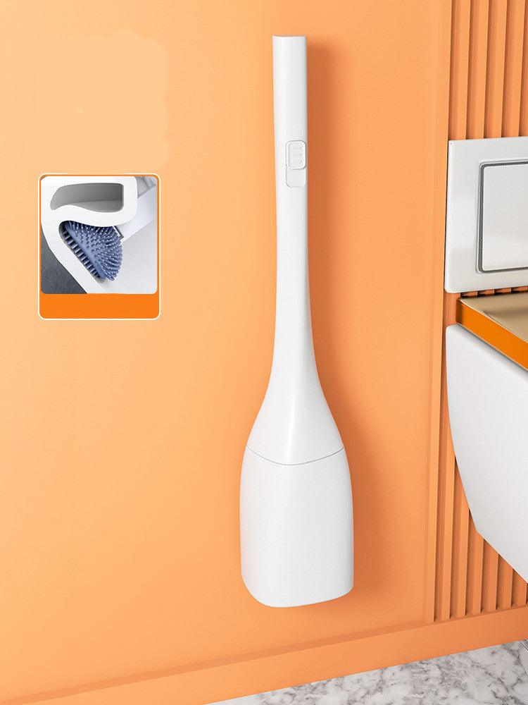 New Home No Dead Angle Silicone Brush Set Toilet Cleaning Brush - Pacisia