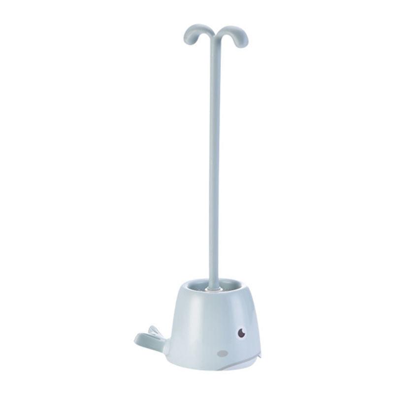 New Type Of Silicone Toilet Brush Whale Creative Toilet Brush - Pacisia