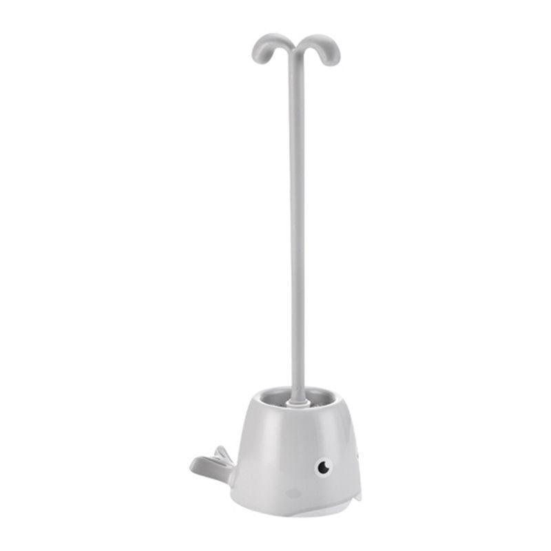 New Type Of Silicone Toilet Brush Whale Creative Toilet Brush - Pacisia