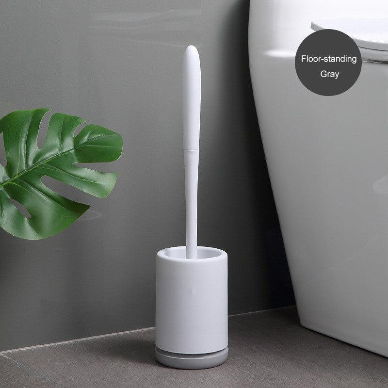Non-stick Hair Soft Plastic Brush Head Toilet - Pacisia