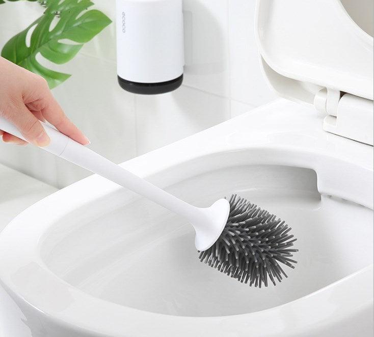 Non-stick Hair Soft Plastic Brush Head Toilet - Pacisia