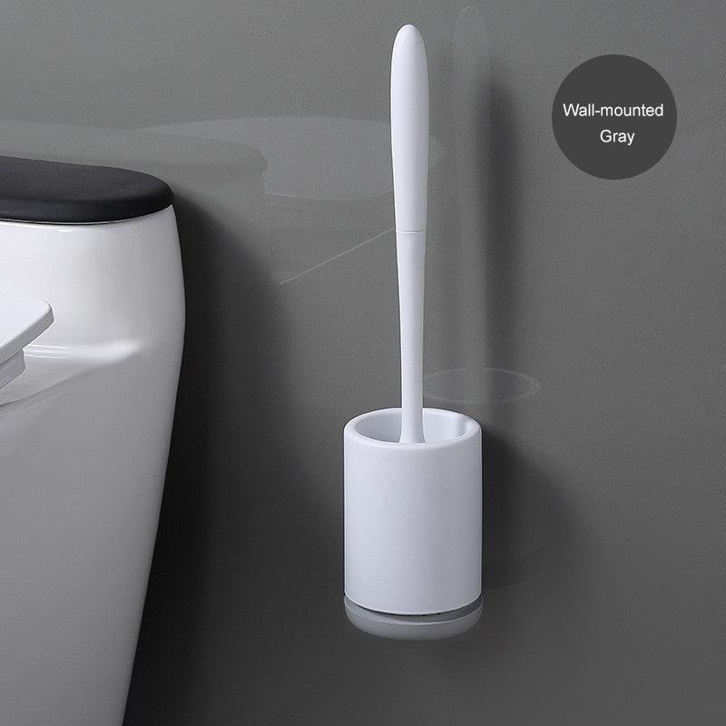 Non-stick Hair Soft Plastic Brush Head Toilet - Pacisia