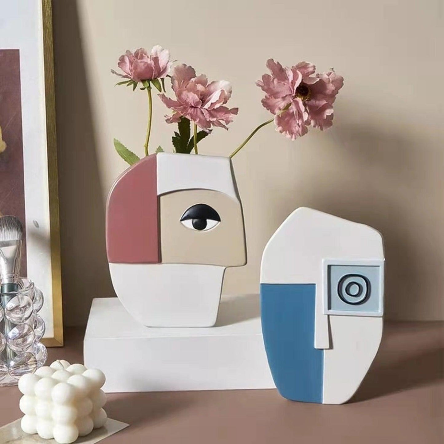 Nordic Abstract Face Vase Home Decoration - Pacisia