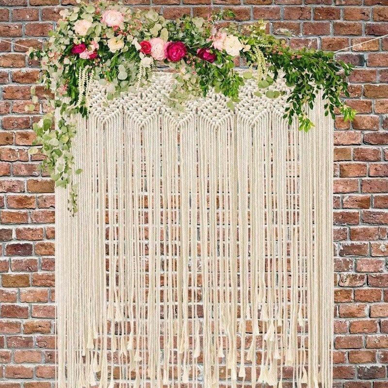 Nordic Boho Wedding Tassel Tapestry - Pacisia