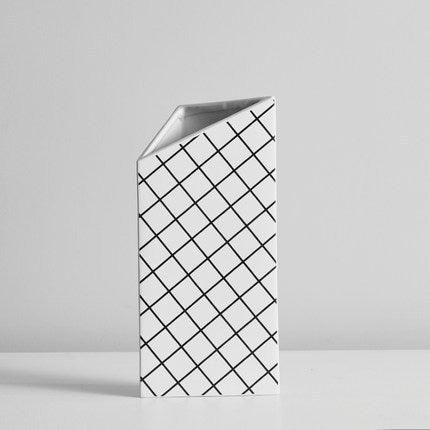 Nordic Creative Geometric Ceramic Vase Home - Pacisia