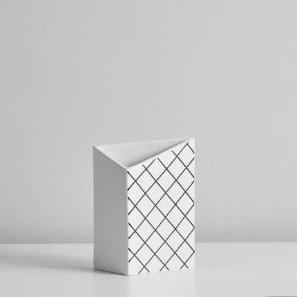 Nordic Creative Geometric Ceramic Vase Home - Pacisia