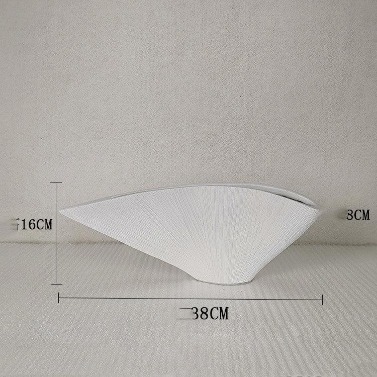 Nordic Fan - shaped Resin Vase For Tabletop - Pacisia