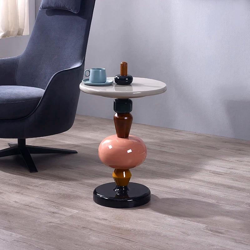 Nordic Geometry Sofa Side Table Home Decor Sugar Gourd Coffee Table Living Room Furniture Mobile Bedside Table Tea Tables Desks - Pacisia