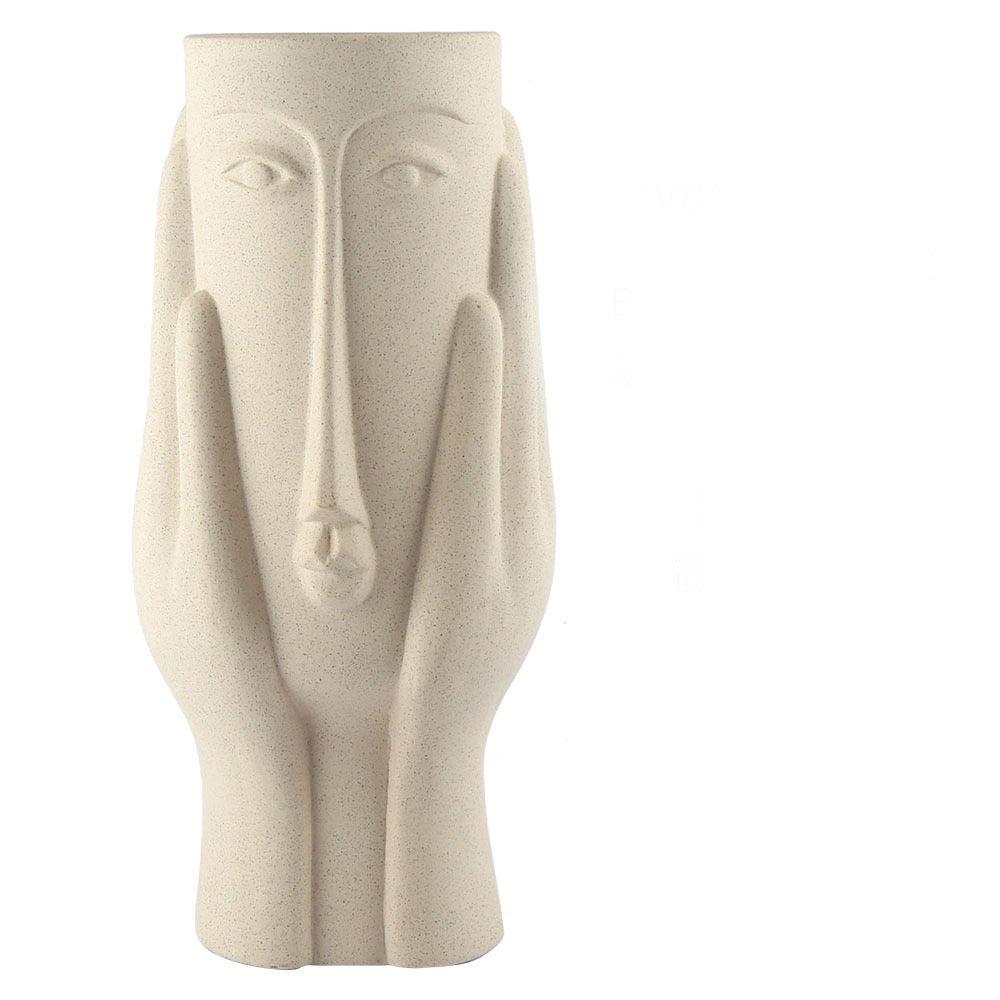 Nordic Ins Abstract Art Face Vase Silicone Mold - Pacisia