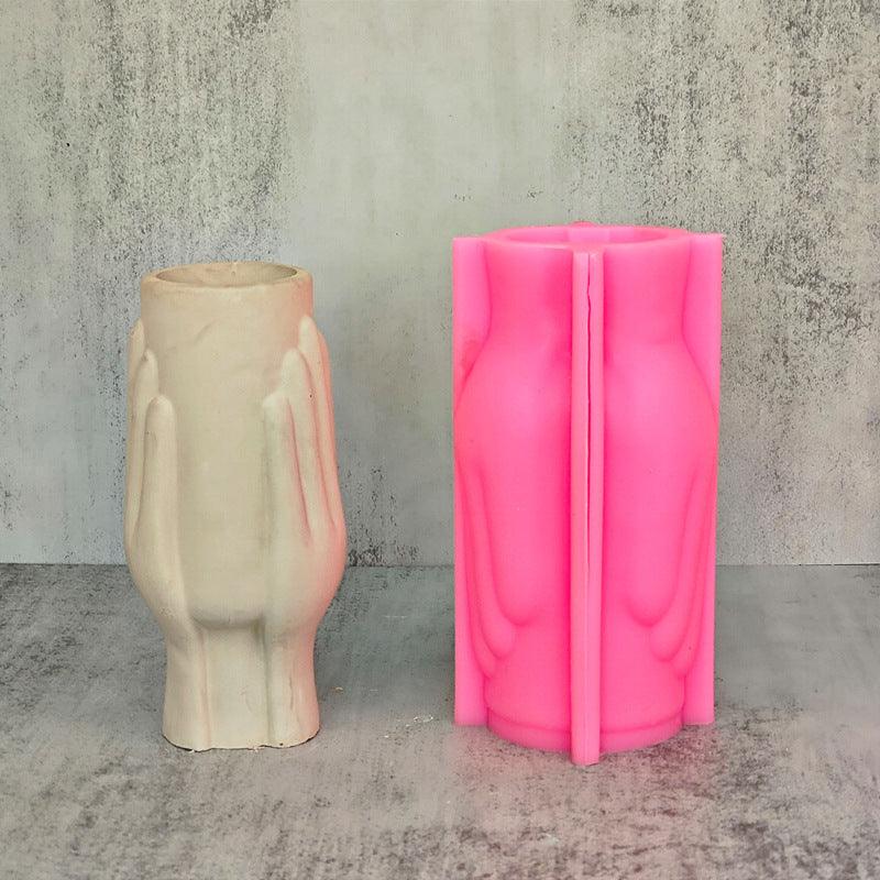 Nordic Ins Abstract Art Face Vase Silicone Mold - Pacisia