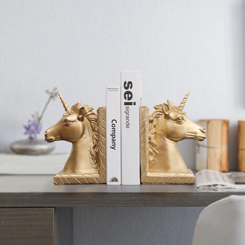 Nordic Light Luxury Bookend Book Stand By Ornaments - Pacisia
