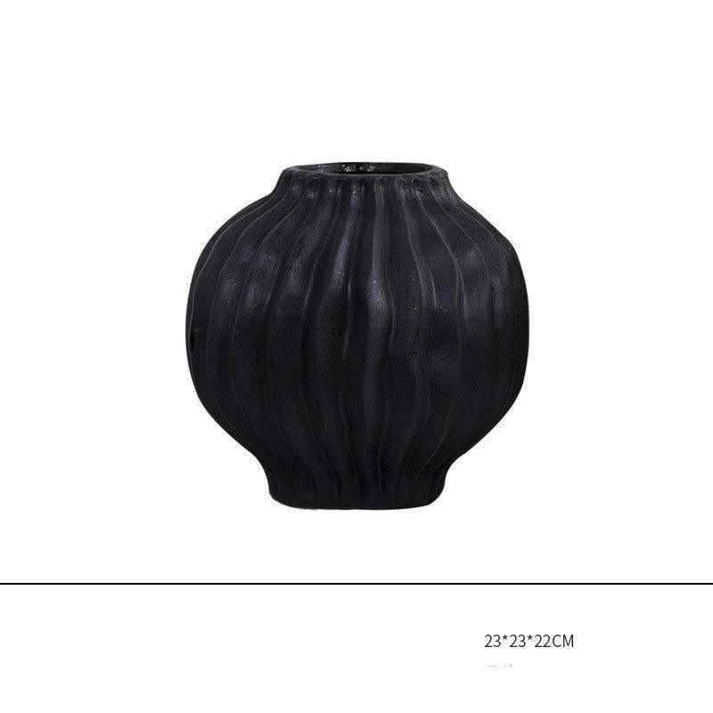 Nordic Minimalist Ceramic Creative Petal Vase Decoration - Pacisia