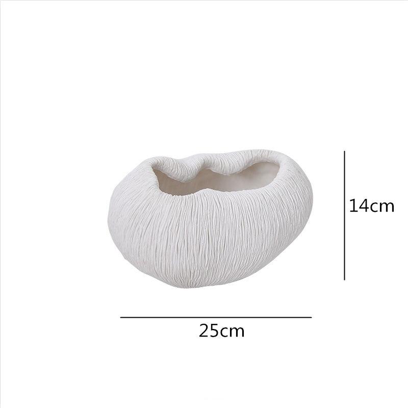 Nordic Minimalist Resin Creative Coral Pattern Vase - Pacisia