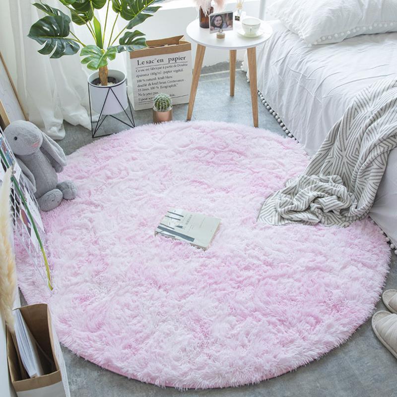Nordic Round Carpet Silk Wool - Pacisia