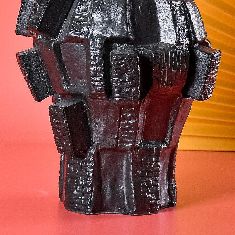 Nordic Style Black And White Model Room Vase Decoration - Pacisia