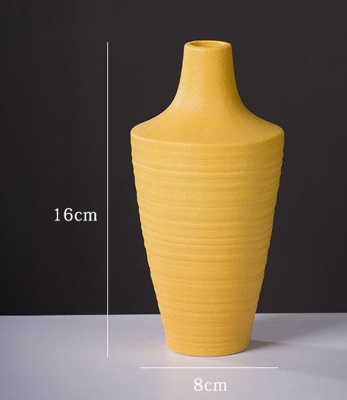 Nordic Style Ceramic Vase Flower Arrangement - Pacisia