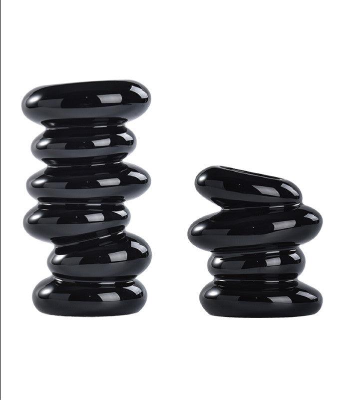Nordic Style Special-shaped Pebbles Creative Flower Vase - Pacisia