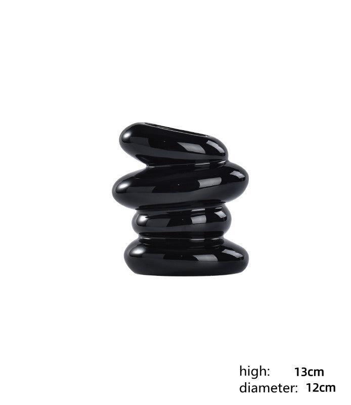 Nordic Style Special-shaped Pebbles Creative Flower Vase - Pacisia
