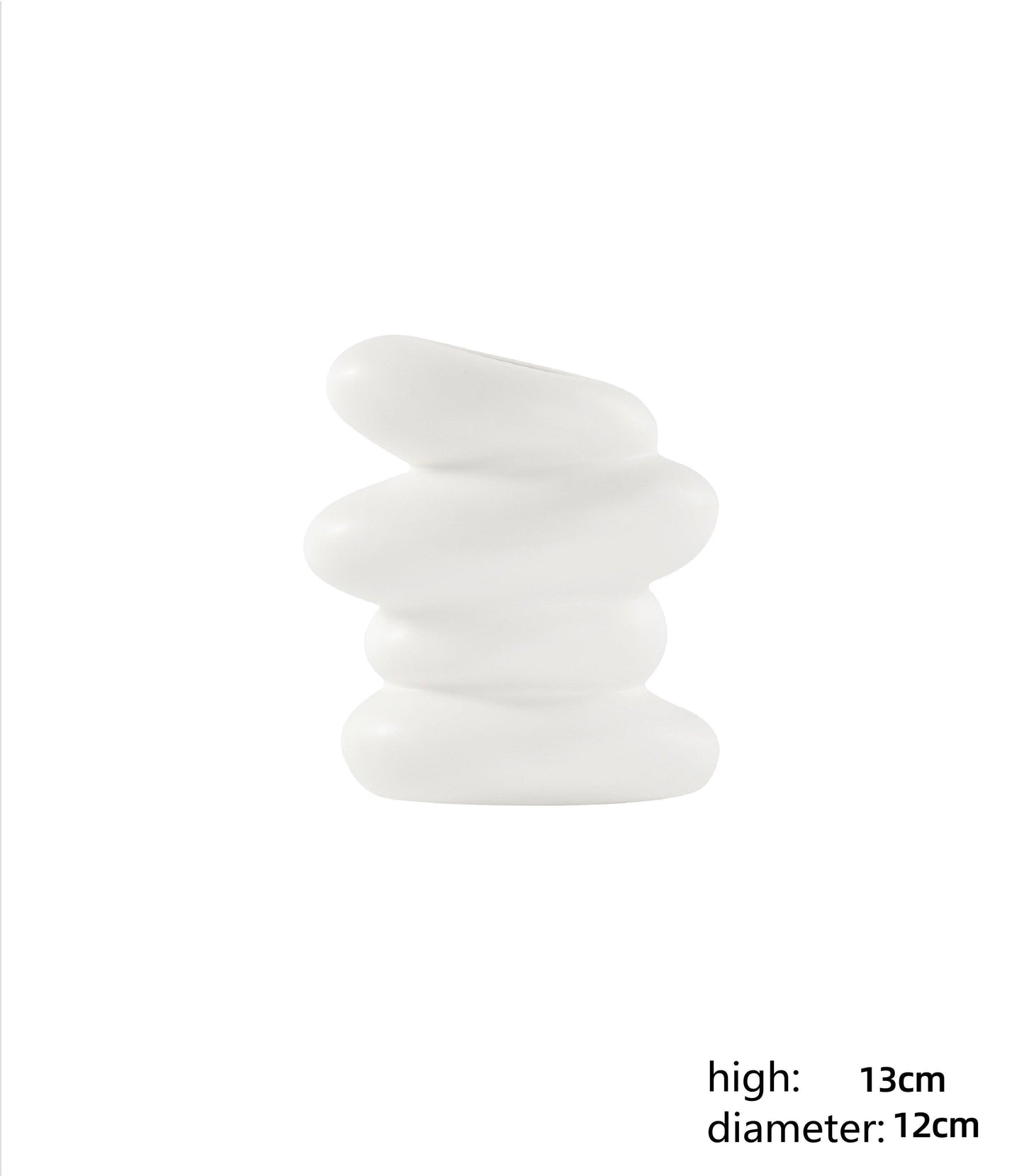 Nordic Style Special-shaped Pebbles Creative Flower Vase - Pacisia