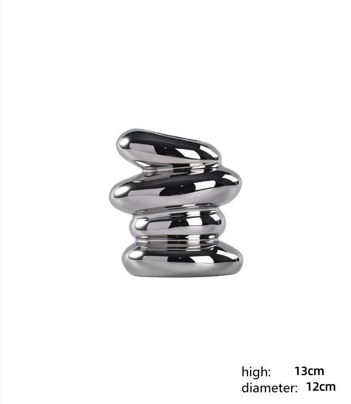 Nordic Style Special-shaped Pebbles Creative Flower Vase - Pacisia