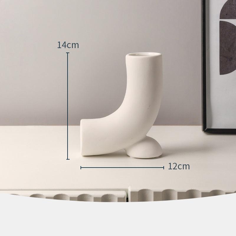 Nordic White Ins Vase Decoration Living Room Flower Arrangement - Pacisia
