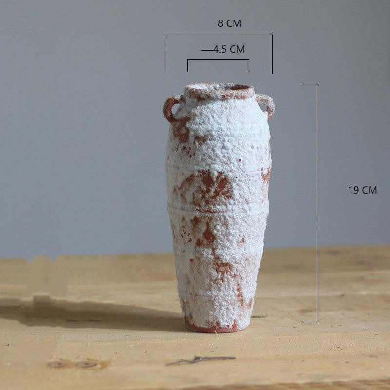 Nostalgic Retro Stoneware Home Zen Vase - Pacisia