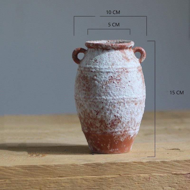 Nostalgic Retro Stoneware Home Zen Vase - Pacisia