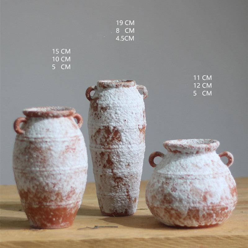Nostalgic Retro Stoneware Home Zen Vase - Pacisia