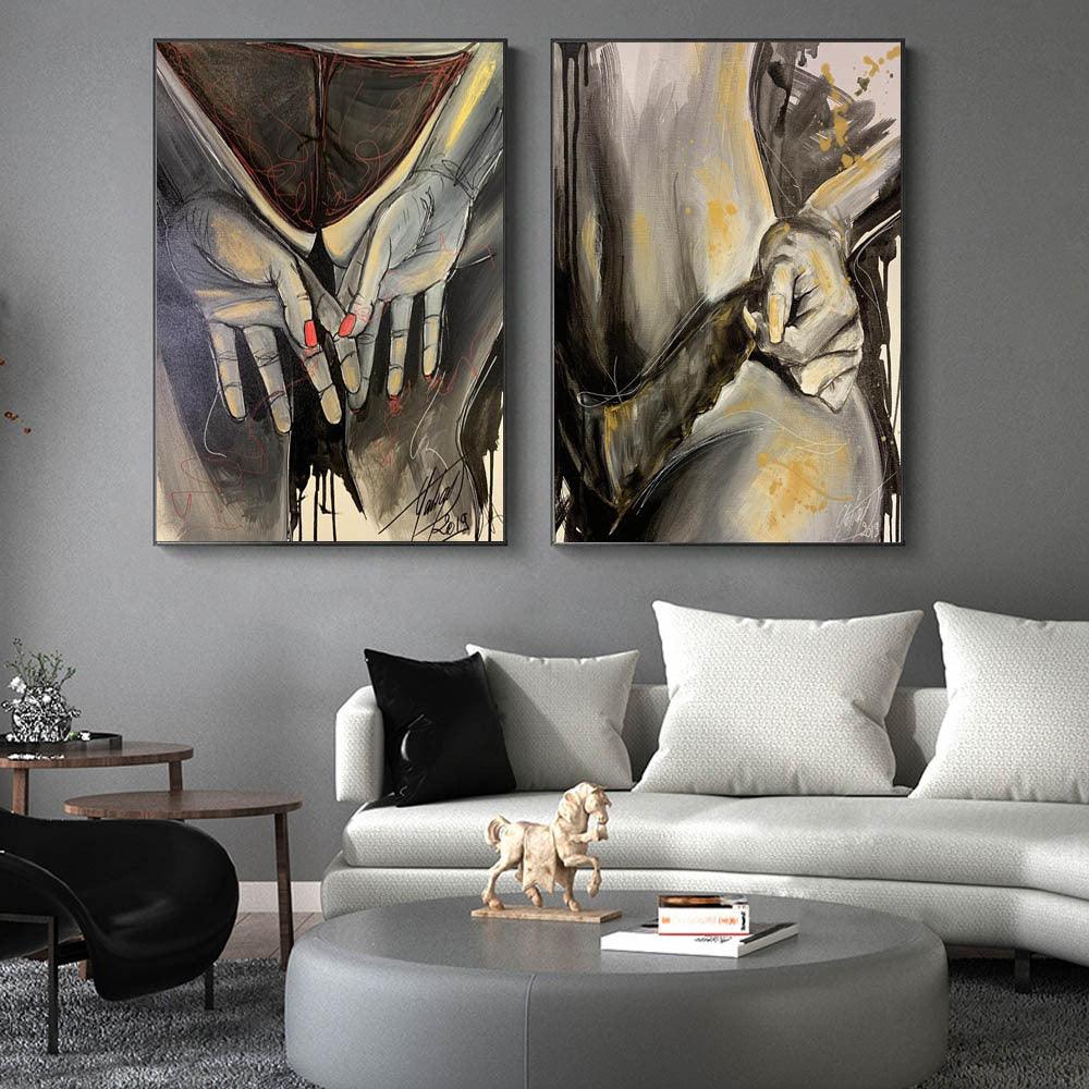 Oil Painting Woman Canvas Art - Home Decoration Wall Prints - Pacisia