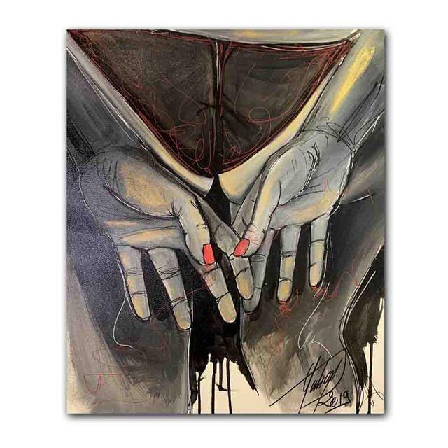 Oil Painting Woman Canvas Art - Home Decoration Wall Prints - Pacisia