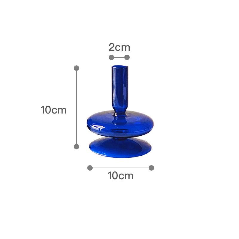 Original Klein Blue Candlestick Vase Decorative Ornament - Pacisia
