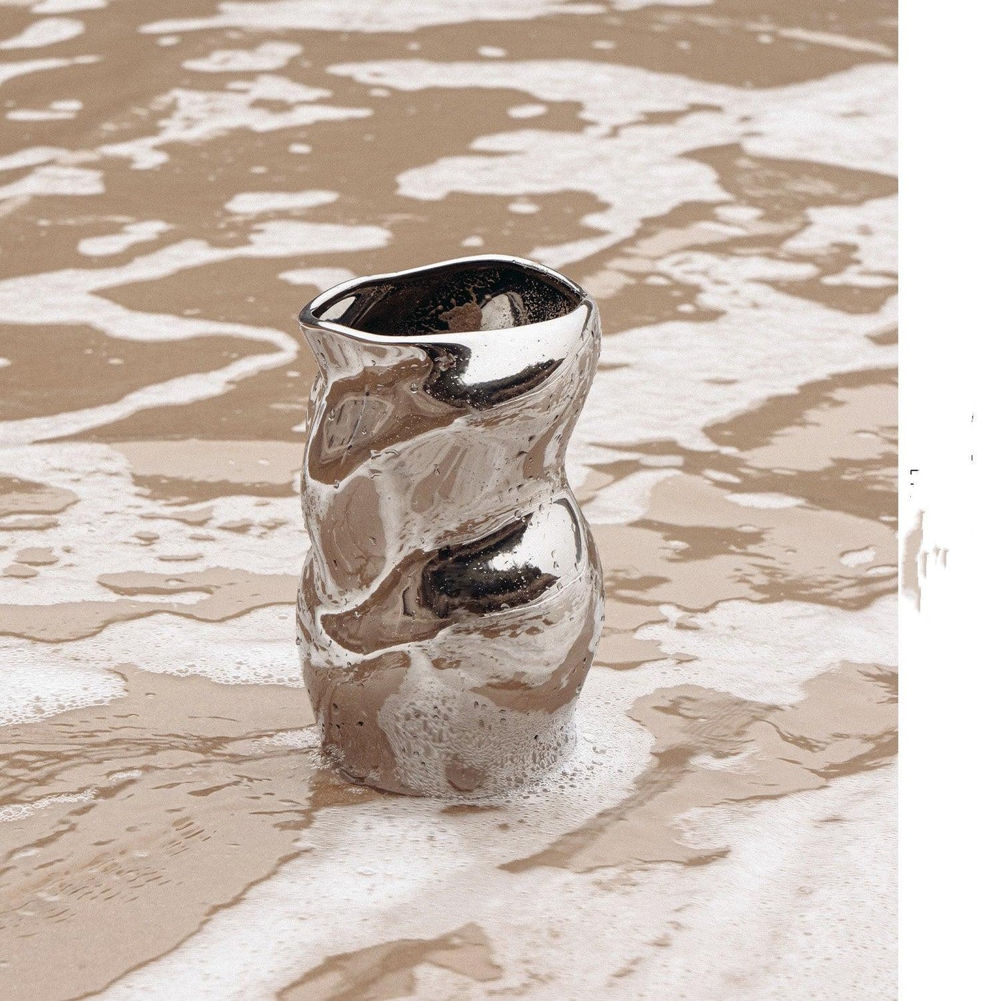 Original Patent Abstract Body Electroplating Flower Pot Ceramic Shaped Bedside Vase - Pacisia