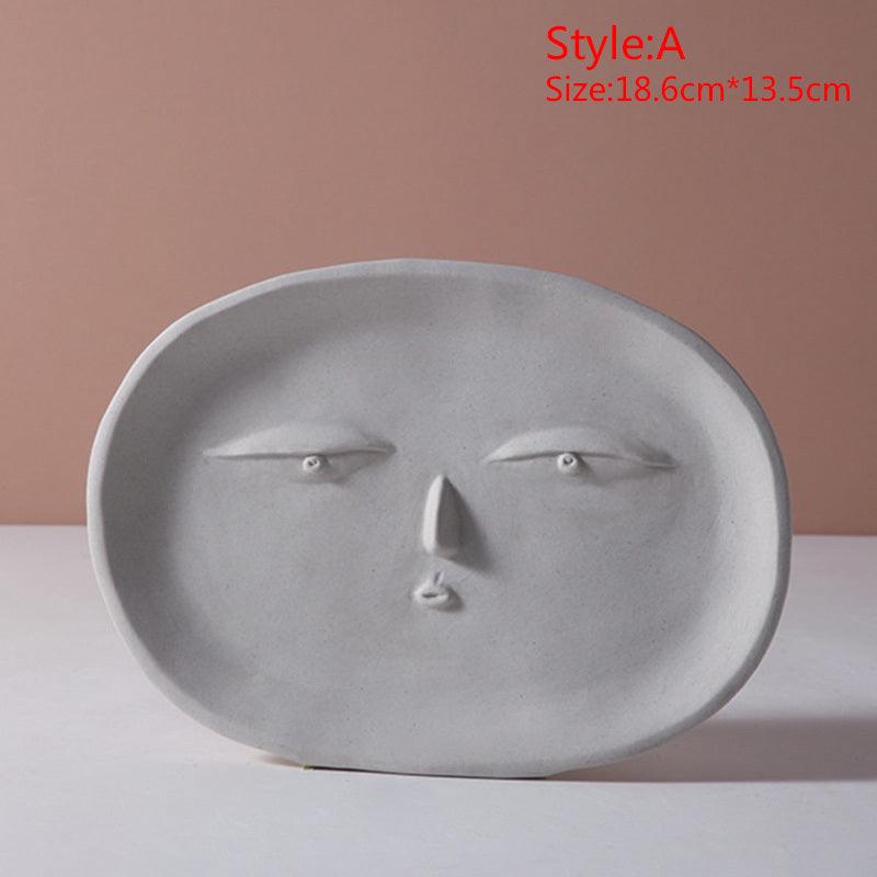 Ornament abstract human face vase - Pacisia