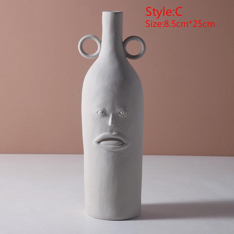 Ornament abstract human face vase - Pacisia