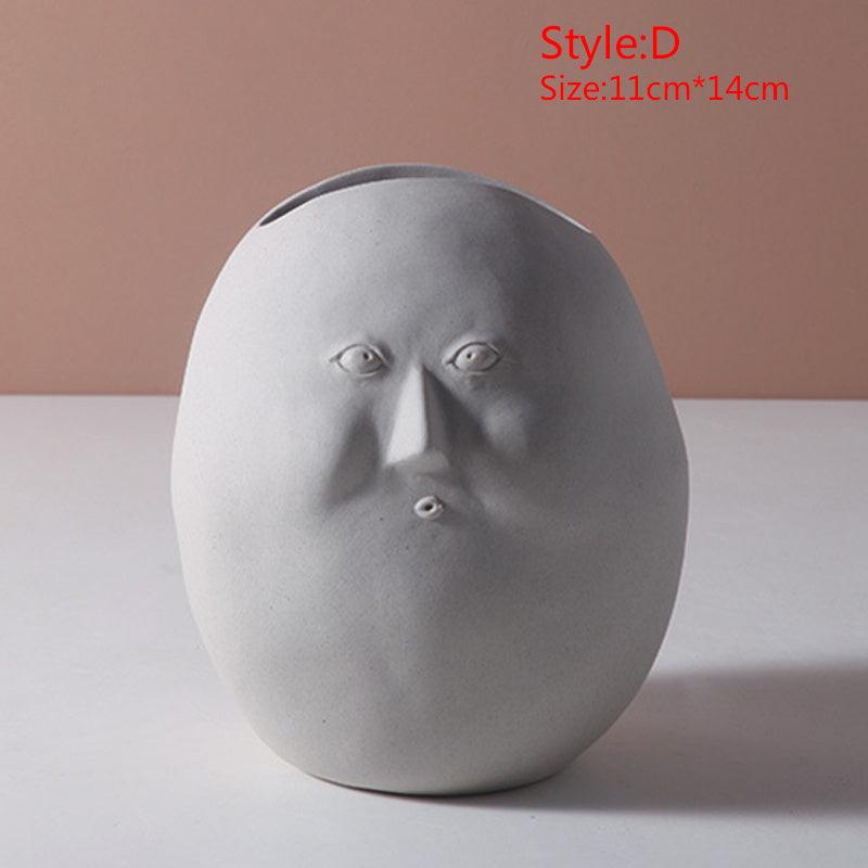Ornament abstract human face vase - Pacisia
