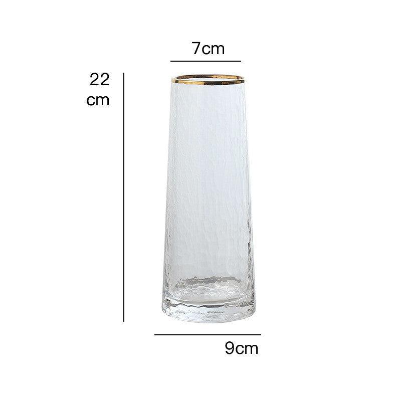 Phnom Penh Corrugated Transparent Glass Vase - Pacisia