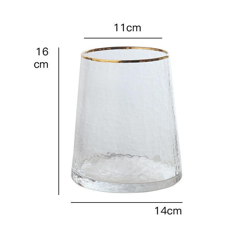 Phnom Penh Corrugated Transparent Glass Vase - Pacisia