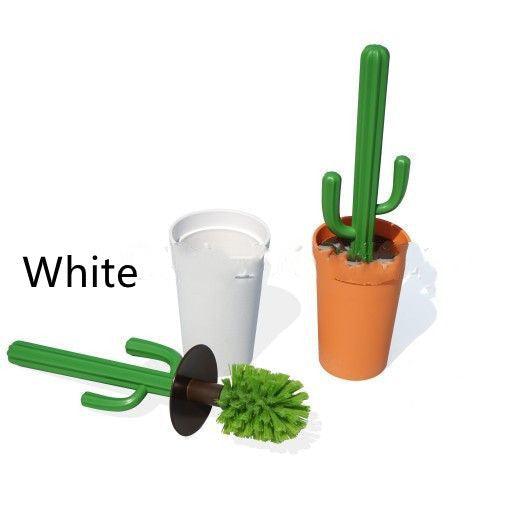 Plastic Cactus Toilet Brush Cactus Wastebasket - Pacisia
