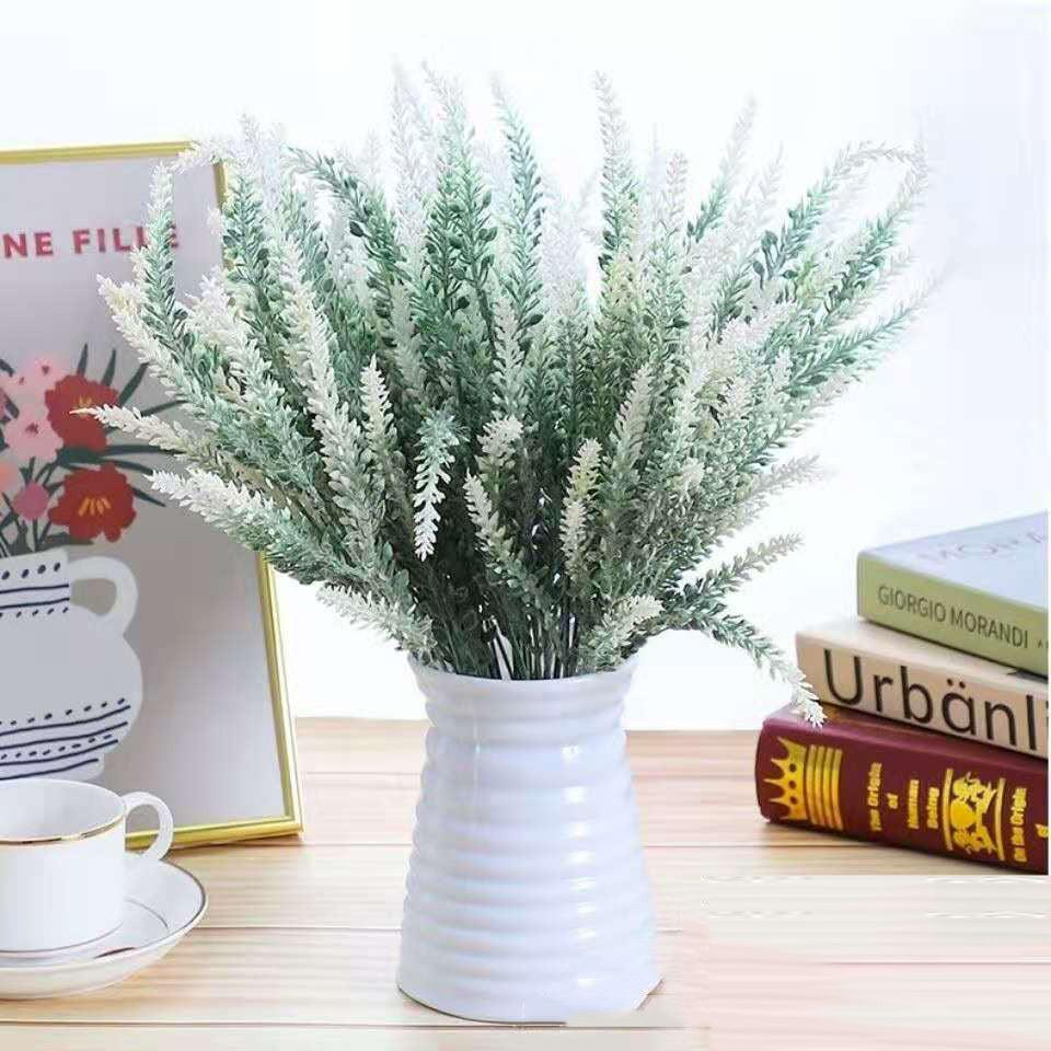 Plastic Fake Flower Potted Lavender Artificial Flower - Pacisia