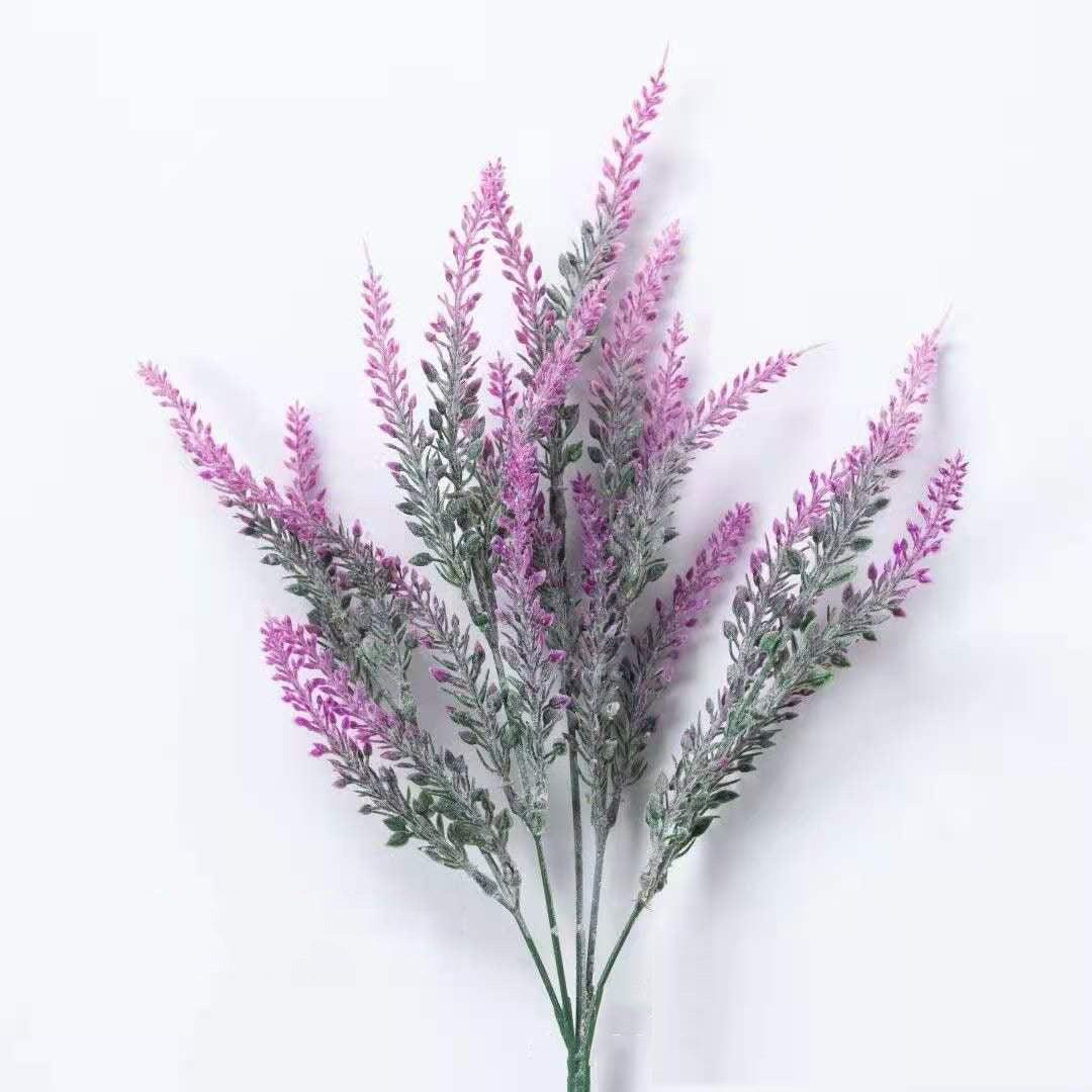 Plastic Fake Flower Potted Lavender Artificial Flower - Pacisia