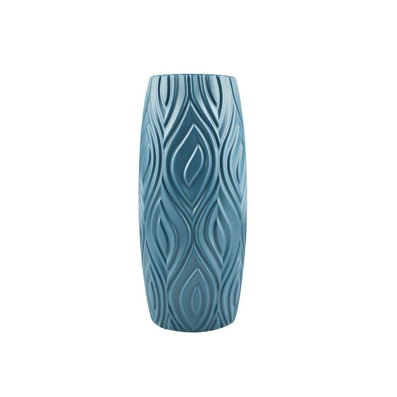 Plastic Vase Creative Camellia Ornaments Dry And Wet Flower Vase - Pacisia
