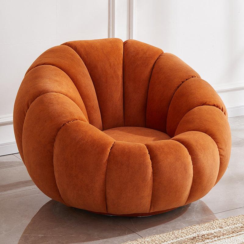 Pumpkin Lazy Tatami Balcony Casual Single Sofa Chair - Pacisia