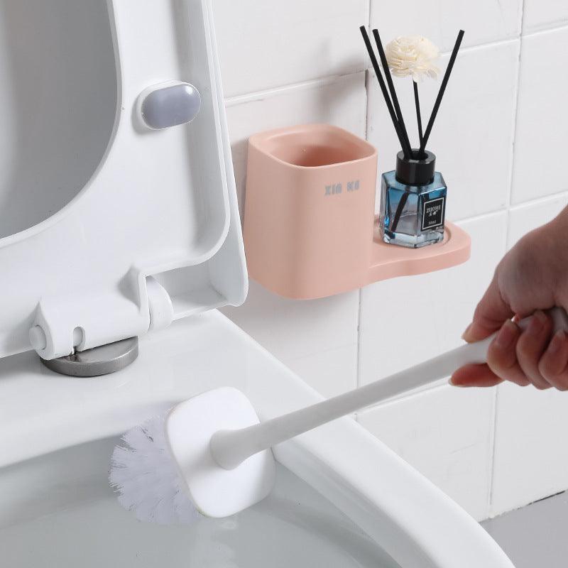 Punch-Free Wall-Mounted Washing Toilet Brush Toilet Toilet Cleaning Brush Rack - Pacisia